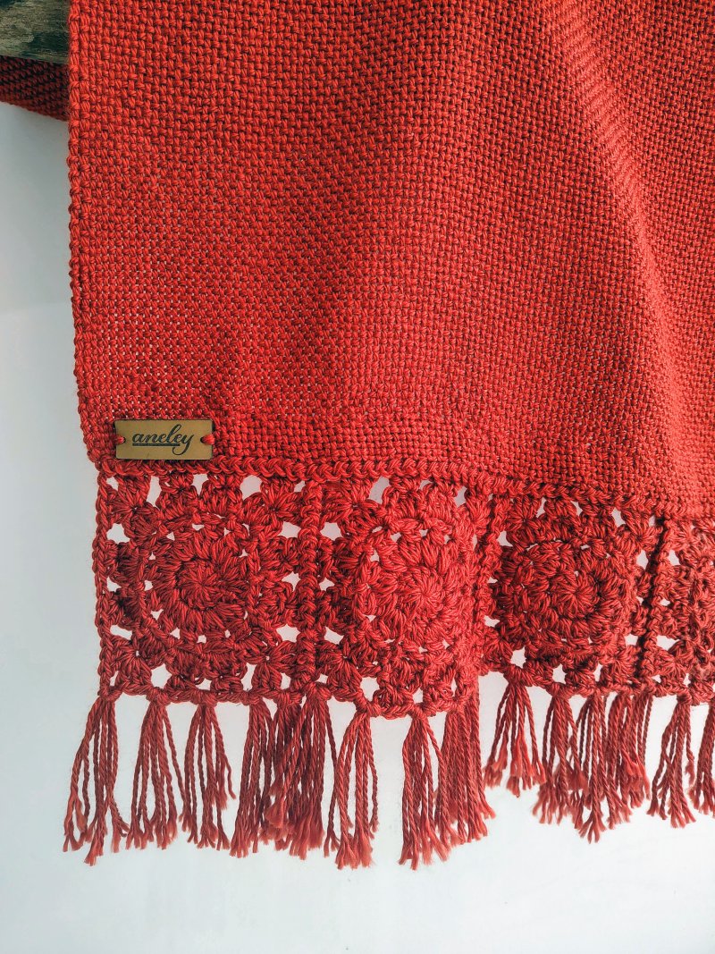Pashminas Quelhue tejidas en telar artesanales